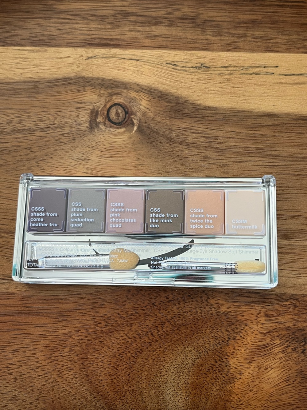 Clinique Colour Surge Ltd Edition Six Neutral Eyeshadow Palette Shimmer/Matte